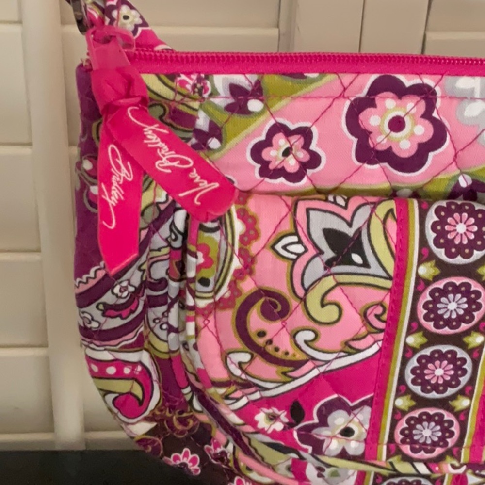 Vintage Vera Bradley Retired Very Berry Paisley Crossbody Bag NWOT - Picture 7 of 15